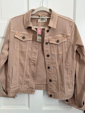 FatFace Blush Pink Denim Jacket